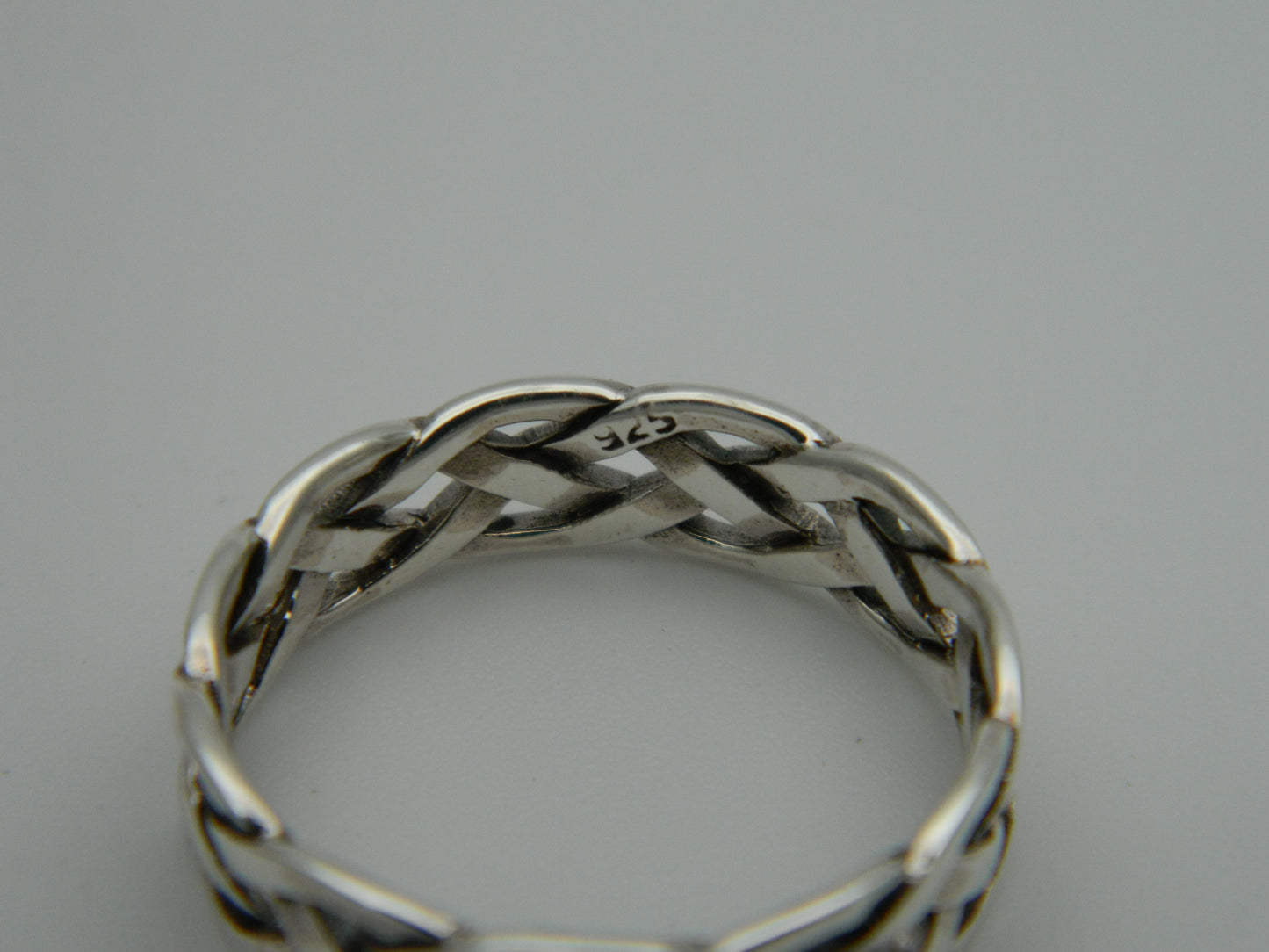 Sterling Silver 6mm Unisex Celtic Band Ring size N, O 1/2, R, T, V or X