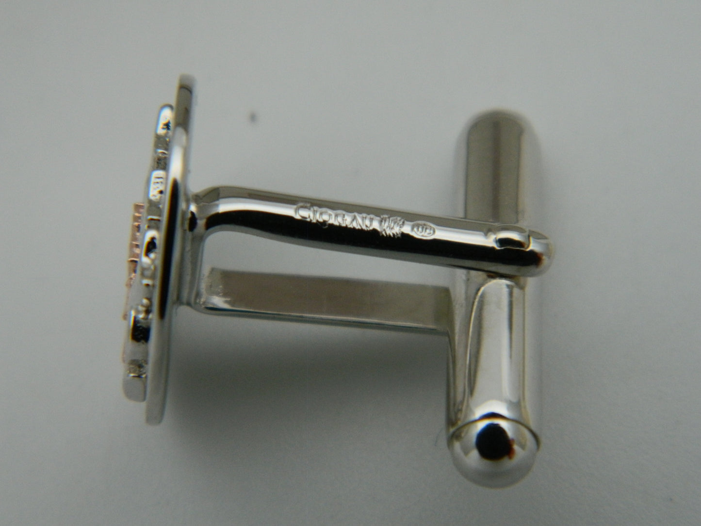 Clogau Sterling Silver & 9ct Rose Gold Welsh Dragon Circle Cufflinks