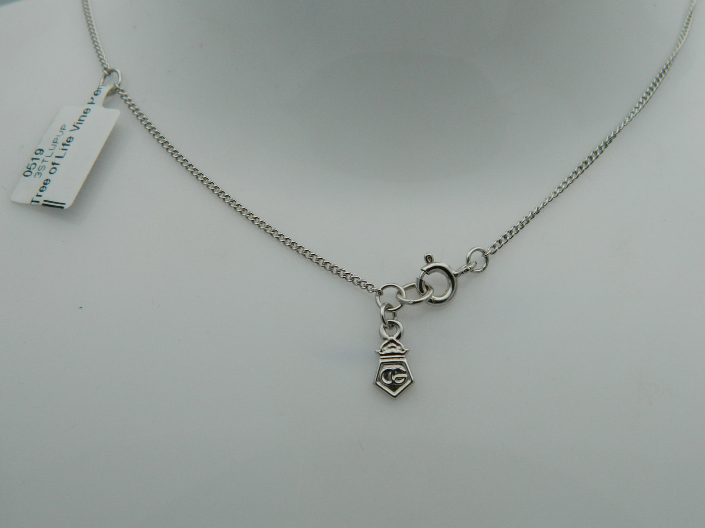 Clogau Sterling Silver & 9ct Rose Gold Tree of Life Vine Topaz Pendant RRP £149.00