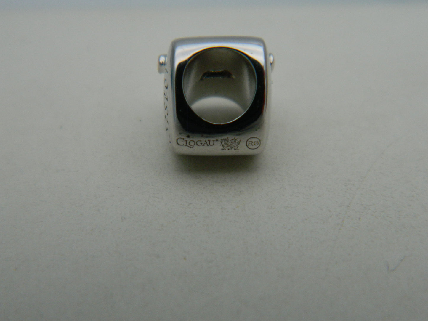 Clogau sterling Silver & 9ct Rose Gold Sister Heart Bead Charm