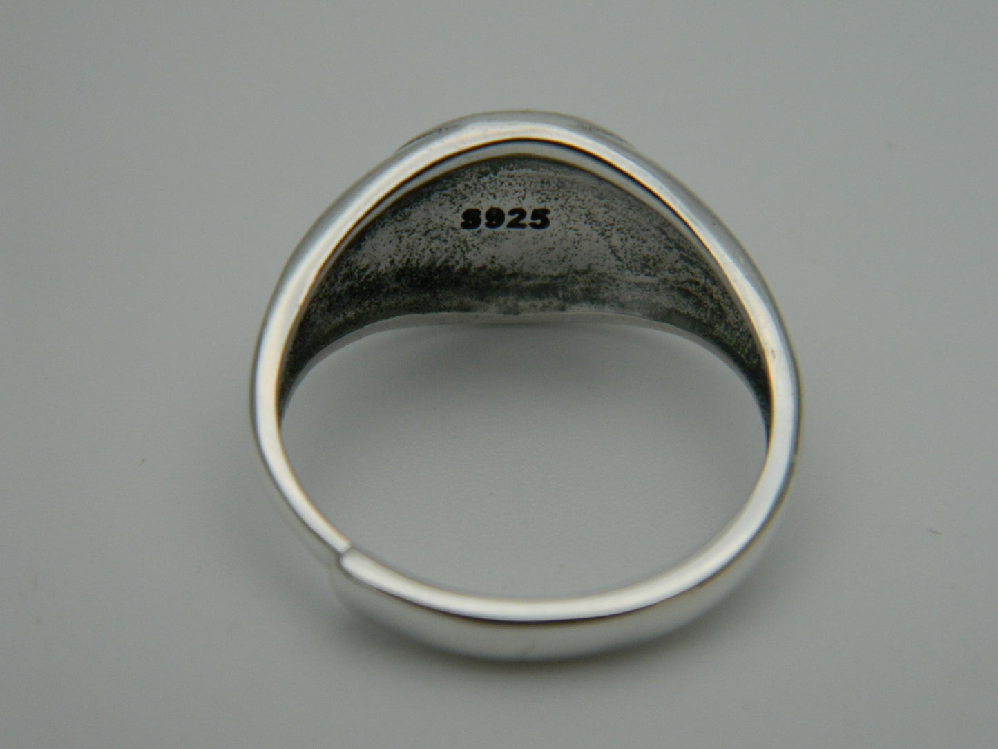 Sterling Silver Adjustable Celtic Knot Unisex Signet Ring