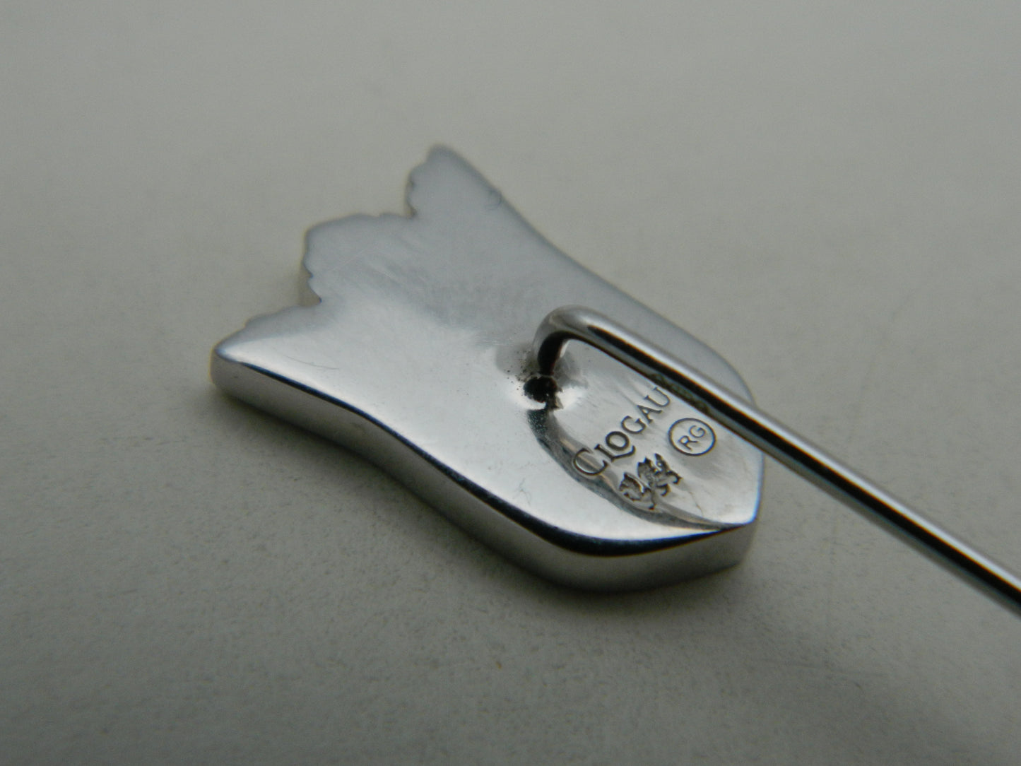 Clogau Sterling Silver & 9ct Rose Gold Large Chester Racecourse Lapel Pin