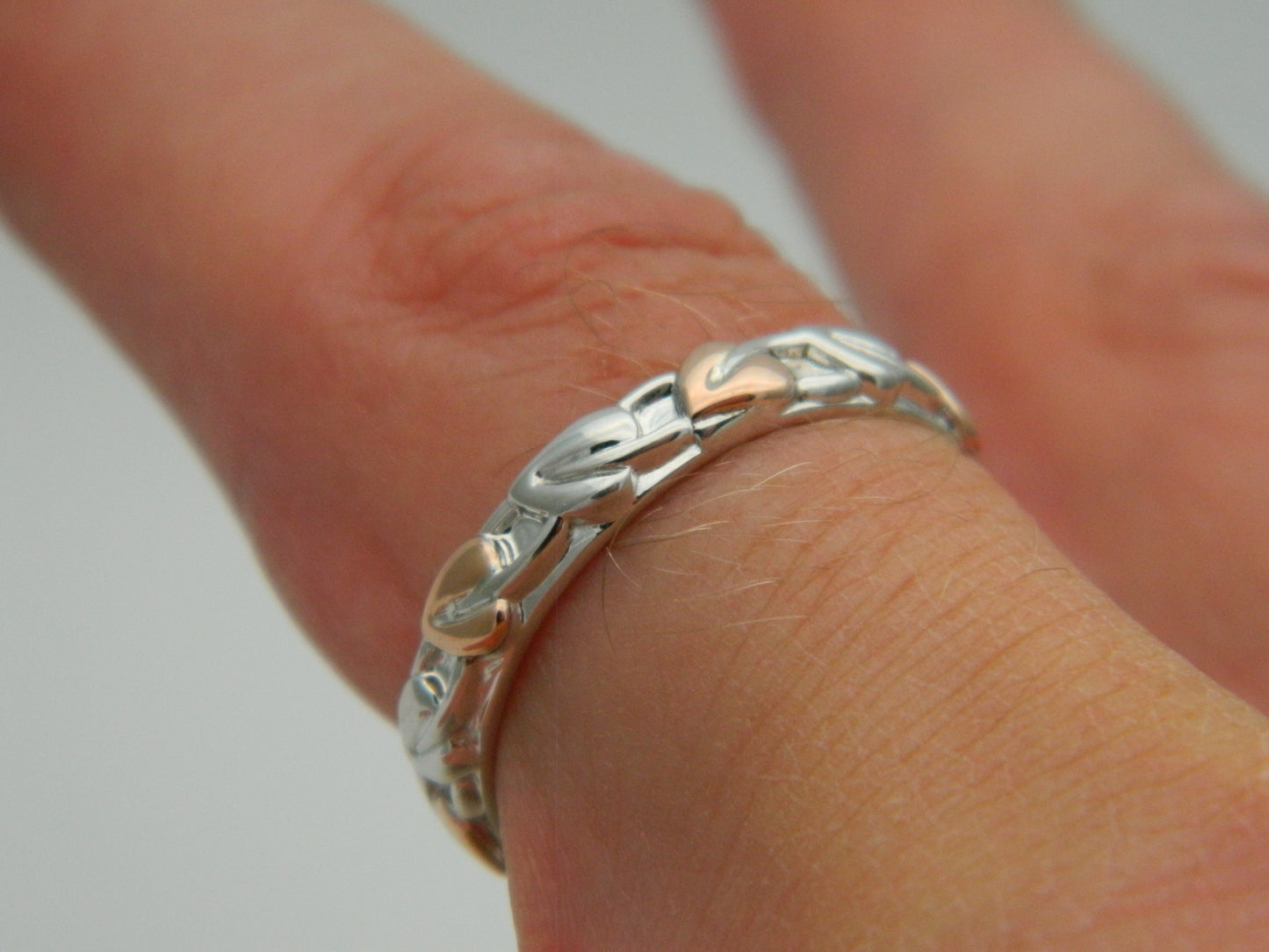Clogau Sterling Silver & 9ct Rose Gold Tree of Life Ring RRP £129.00 size L, M, N, Q, R or S