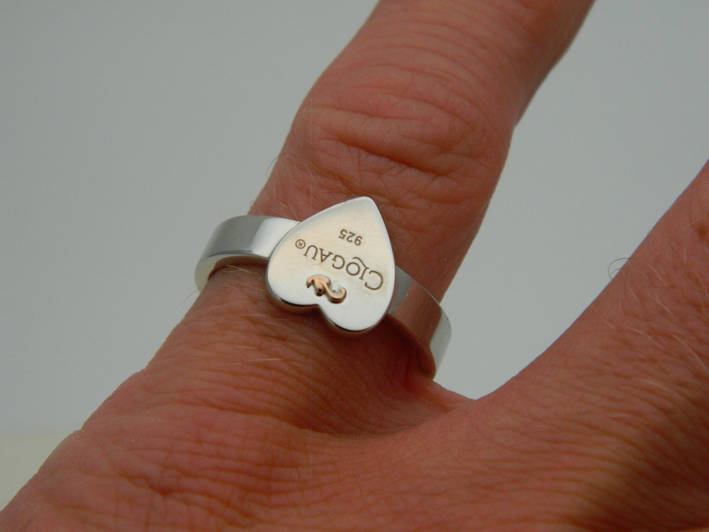 Clogau Sterling Silver & 9ct Rose Gold Tree of Life Insignia Heart Ring RRP £149.00 size K, L, M, N, O or Q