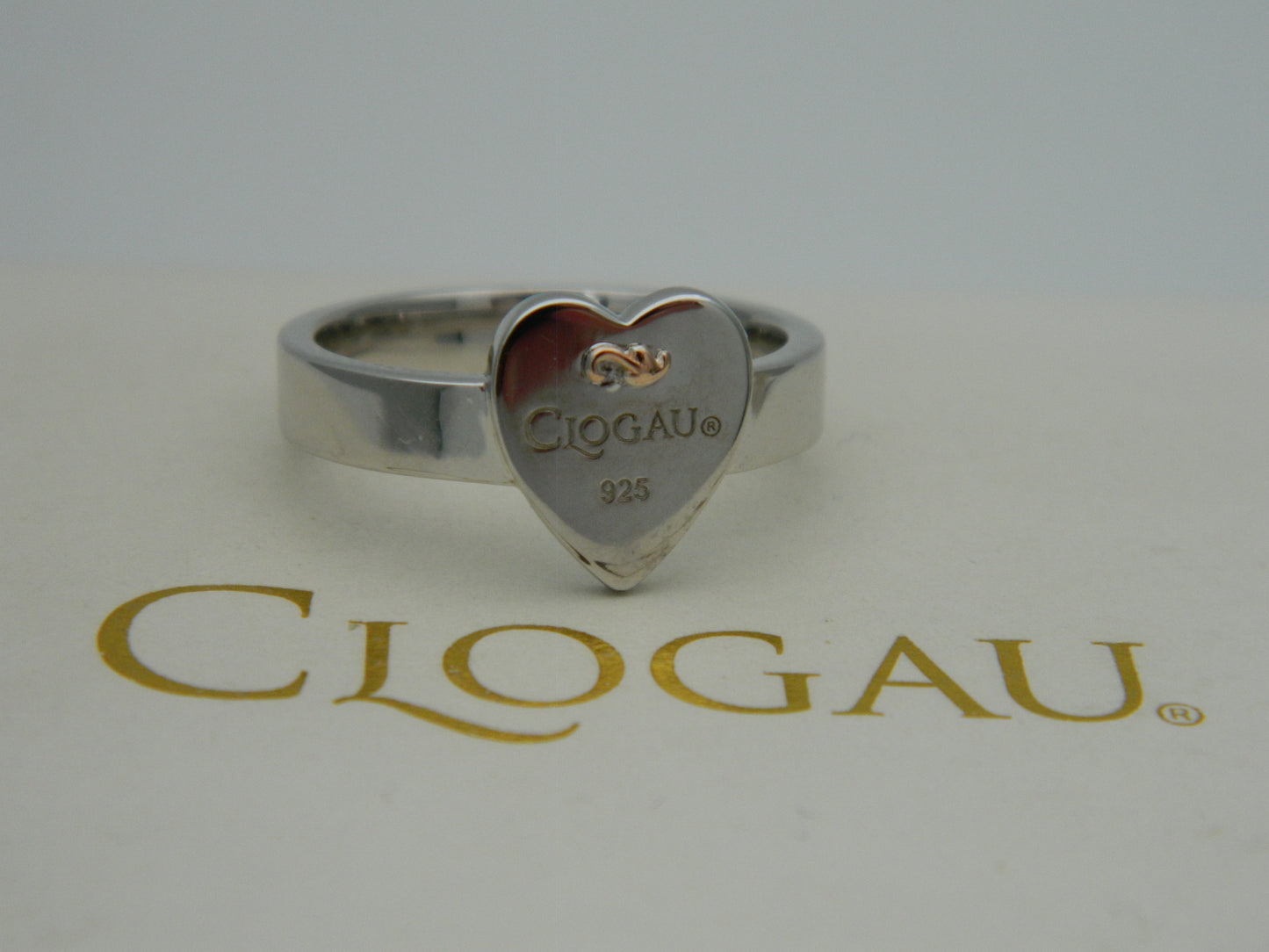 Clogau Sterling Silver & 9ct Rose Gold Tree of Life Insignia Heart Ring RRP £149.00 size K, L, M, N, O or Q