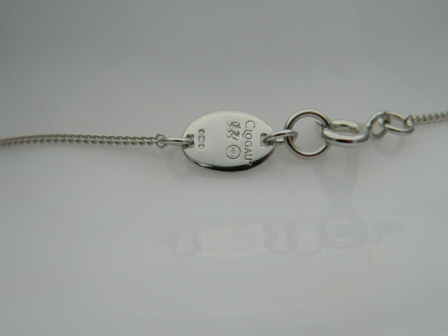 Clogau Sterling Silver & 9ct Rose Gold Tree of Life Letter V Necklace RRP £179.00