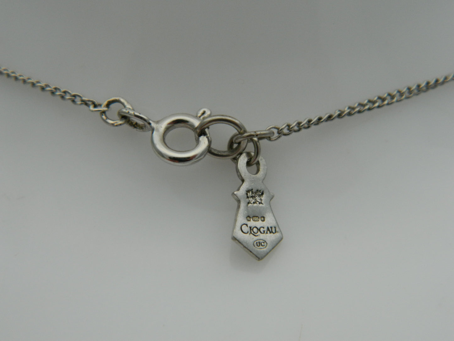 Clogau Sterling Silver & 9ct Rose Gold Oak Leaf Pendant (pre-loved)