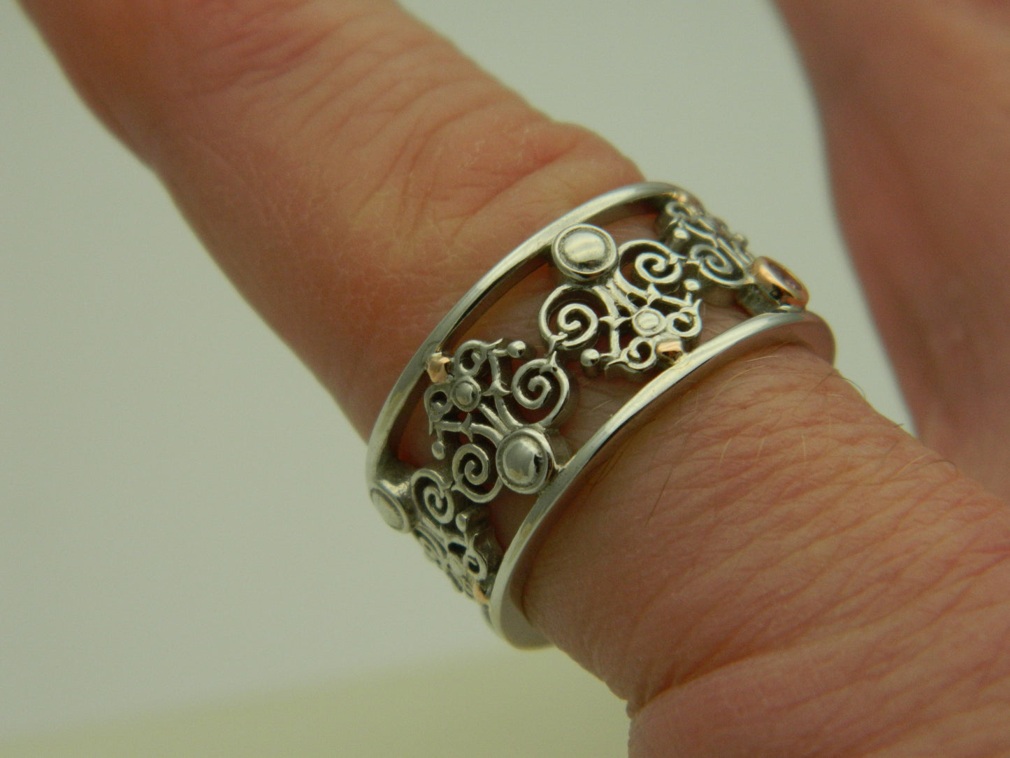 Clogau Sterling Silver & 9ct Rose Gold Bohemia Pink Sapphire Ring RRP £149.00 size L or O