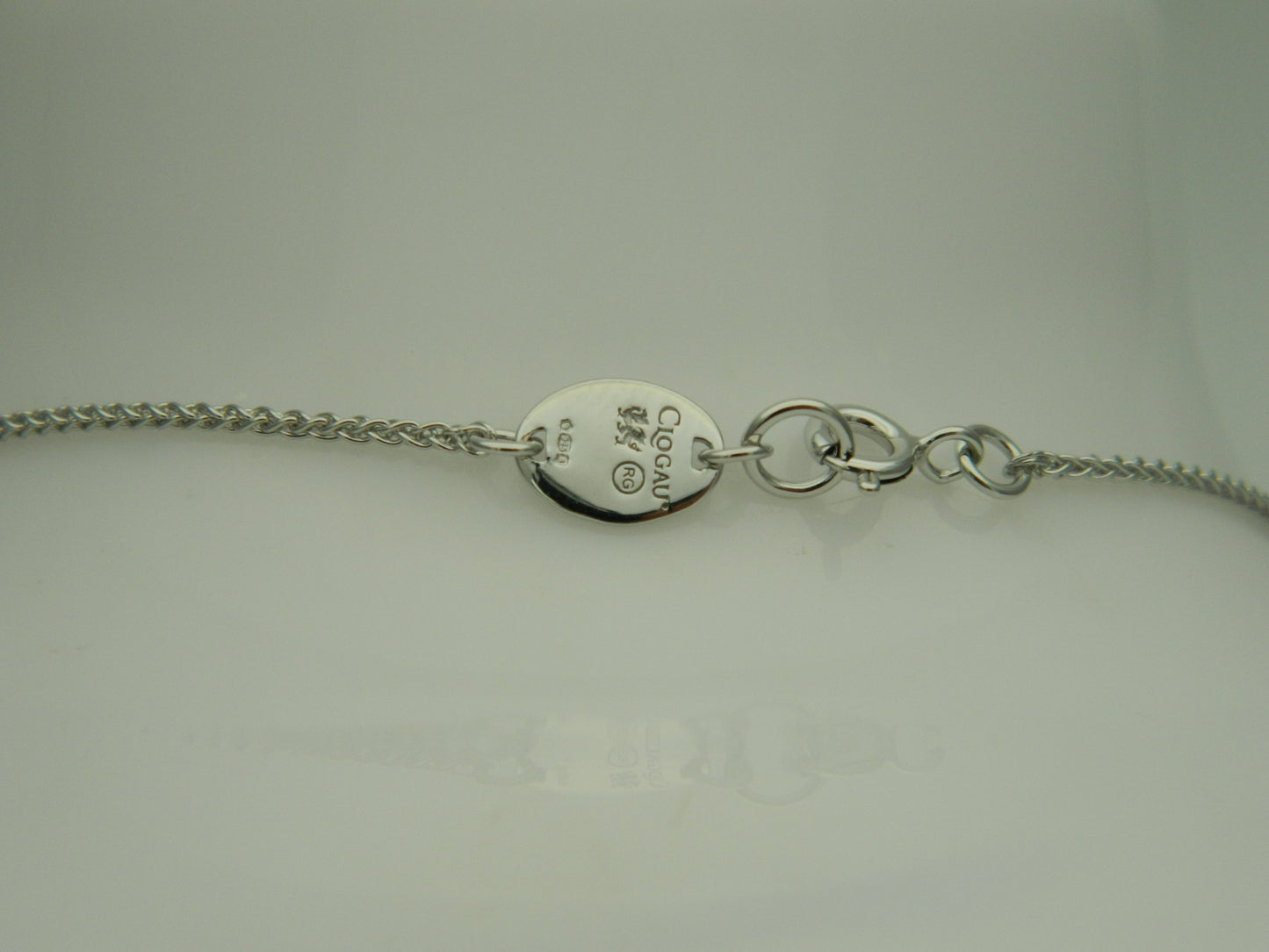Clogau Sterling Silver & 9ct Rose Gold Lovespoons Topaz Pendant