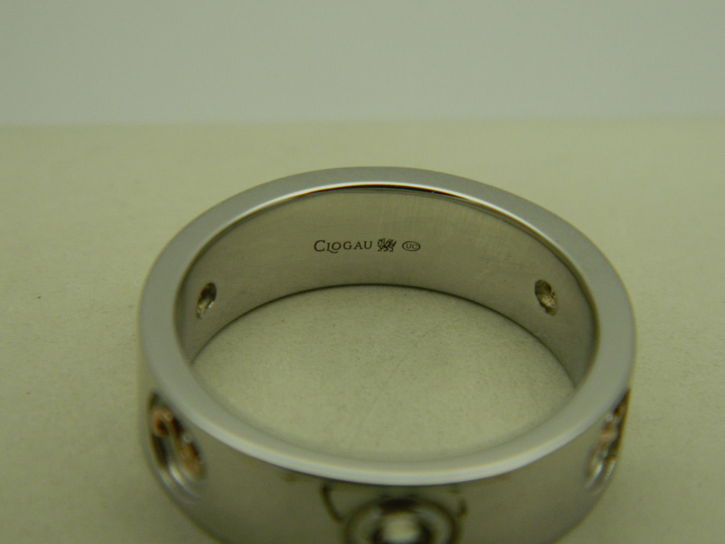 Clogau Sterling Silver & 9ct Rose Gold Tree of Life Insignia Topaz Ring RRP £199.00 size O