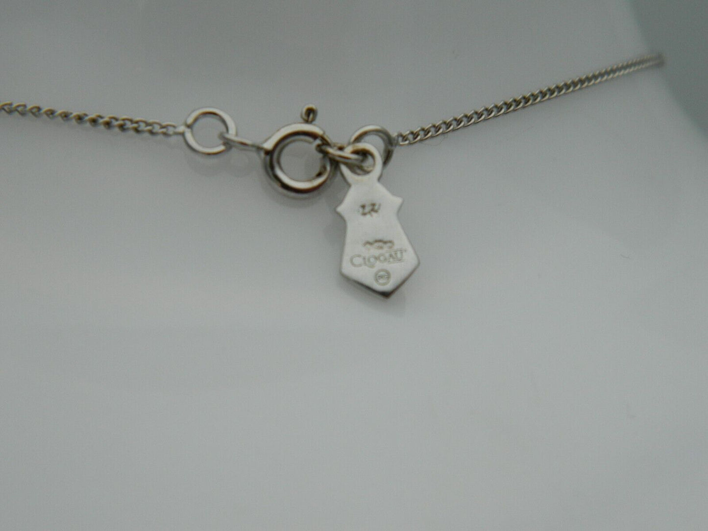 Clogau Sterling Silver & 9ct Rose Gold Eternal Love Diamond Circle Pendant