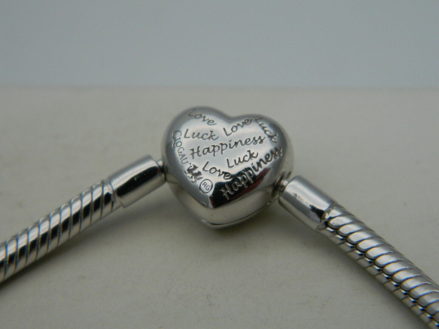 Clogau Sterling Silver & 9ct Rose Gold Cariad Heart Milestones Bead Charm Bracelet