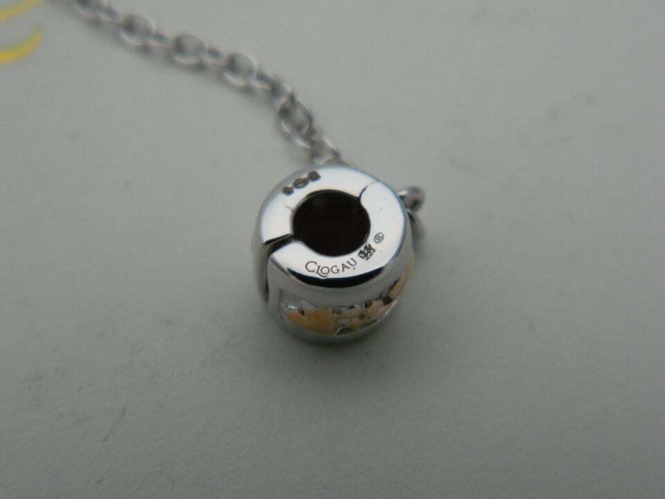 Clogau Sterling Silver & 9ct Rose Gold Tree of Life Safety Chain Bead Charm