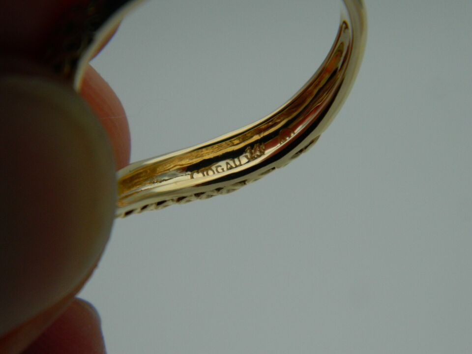 Clogau 9ct Yellow & Rose Gold Tree of Life Eden Serpent Ring size M