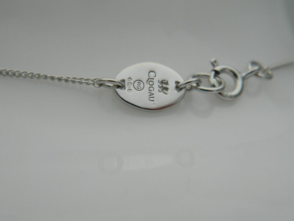 Clogau Sterling Silver & 10ct Rose Gold Letter P Necklace