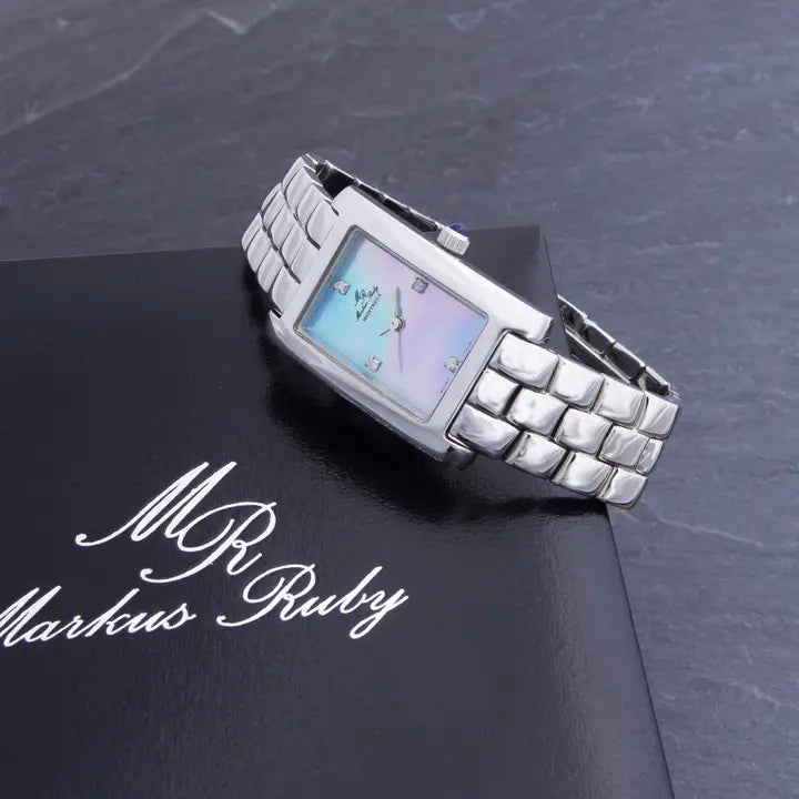 Markus Ruby Montruex Diamond Mother of Pearl Ladies Watch