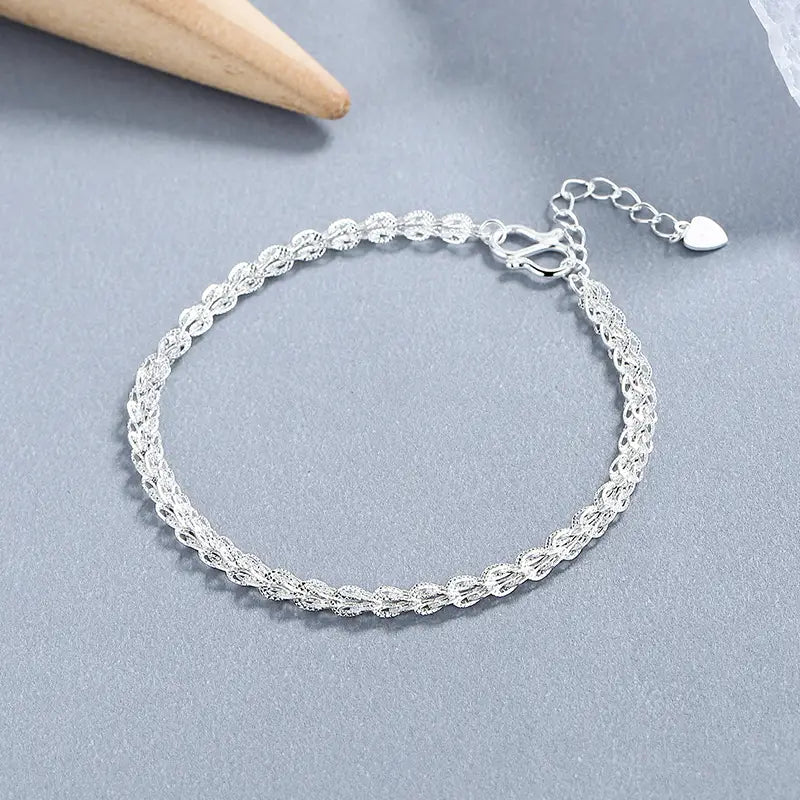 Sterling Silver Phoenix Tail Bracelet