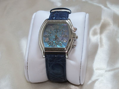 Markus Ruby Monarch Mother of Pearl Chronograph Wrist Watch