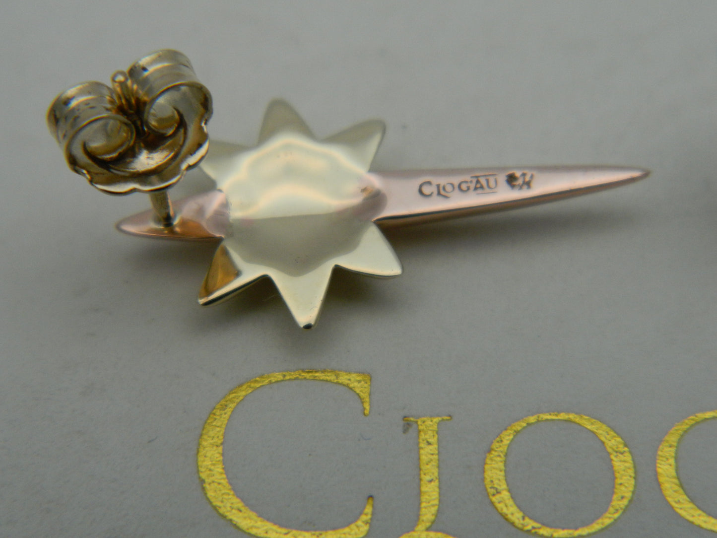 Clogau 9ct Yellow & Rose Gold Seren Star Stud Earrings