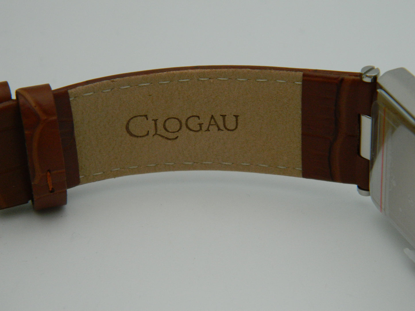 Clogau Men's Timeless Stainless Steel Wrist Watch With Brown Leather Strap