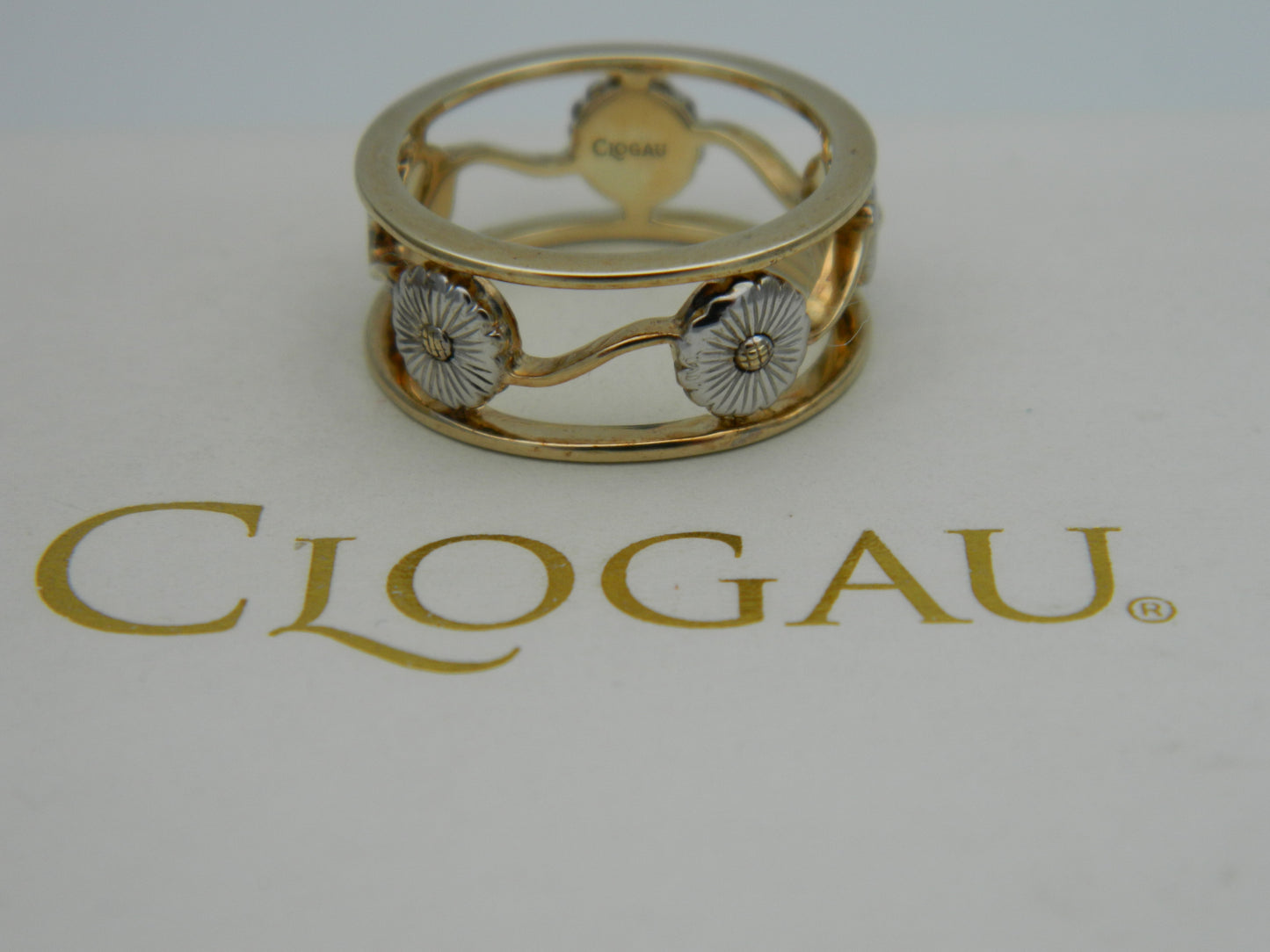 Clogau 9ct Yellow & White Gold Daisy Ring