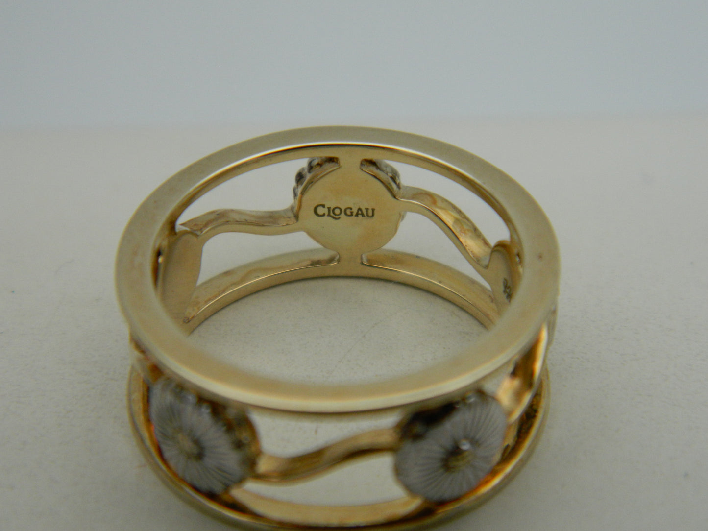 Clogau 9ct Yellow & White Gold Daisy Ring