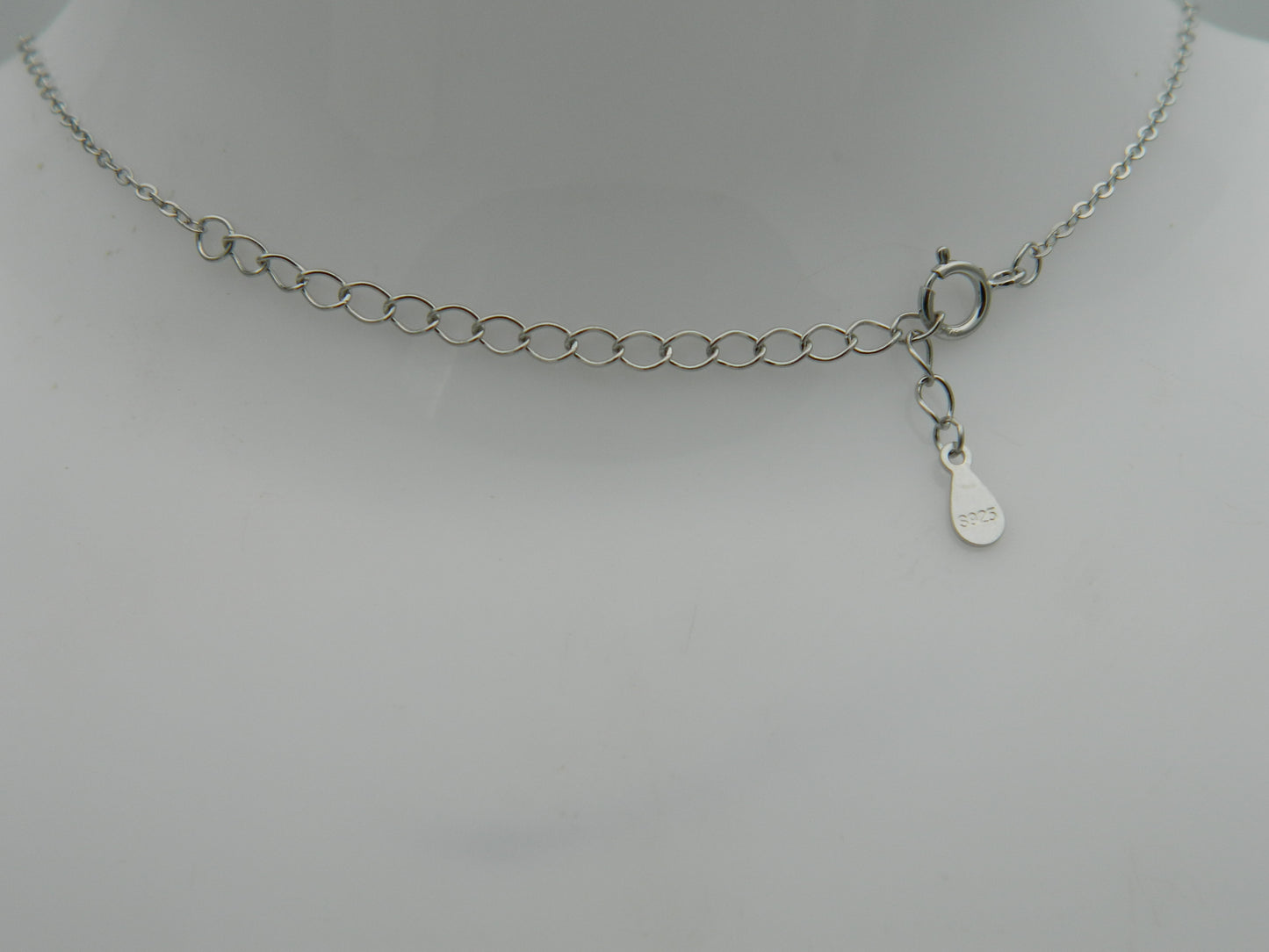 Sterling Silver Heart to Heart Cubic Zirconia Necklace