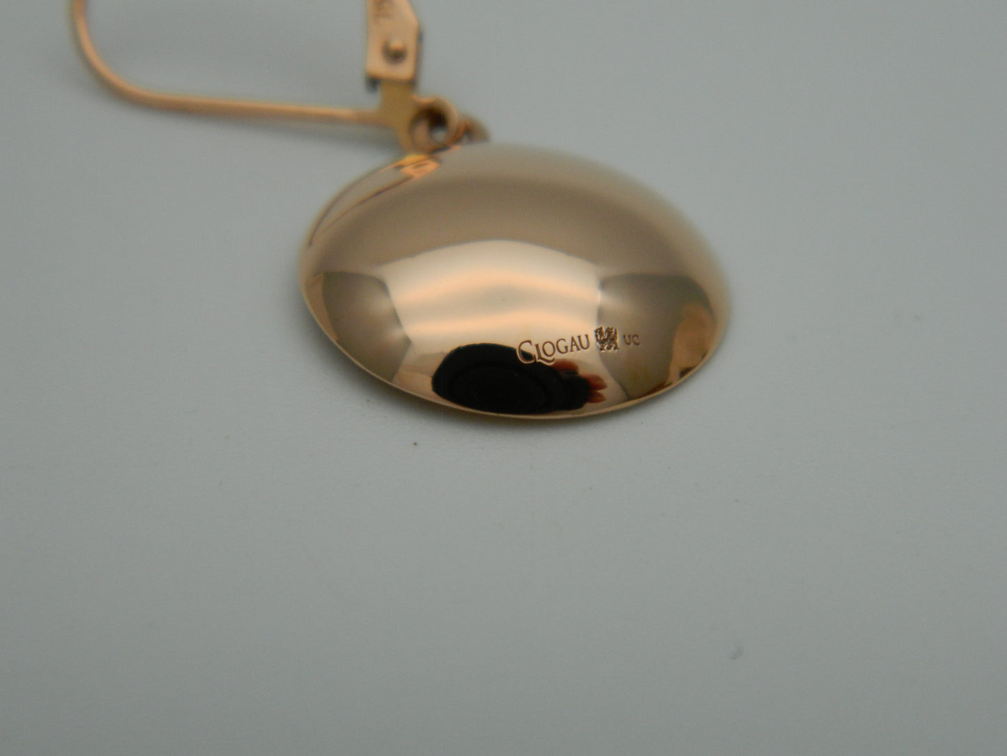Clogau 18ct Rose Gold 'Panning For Gold' Rutilated Quartz & Diamond Drop Earrings RRP £1,450.00