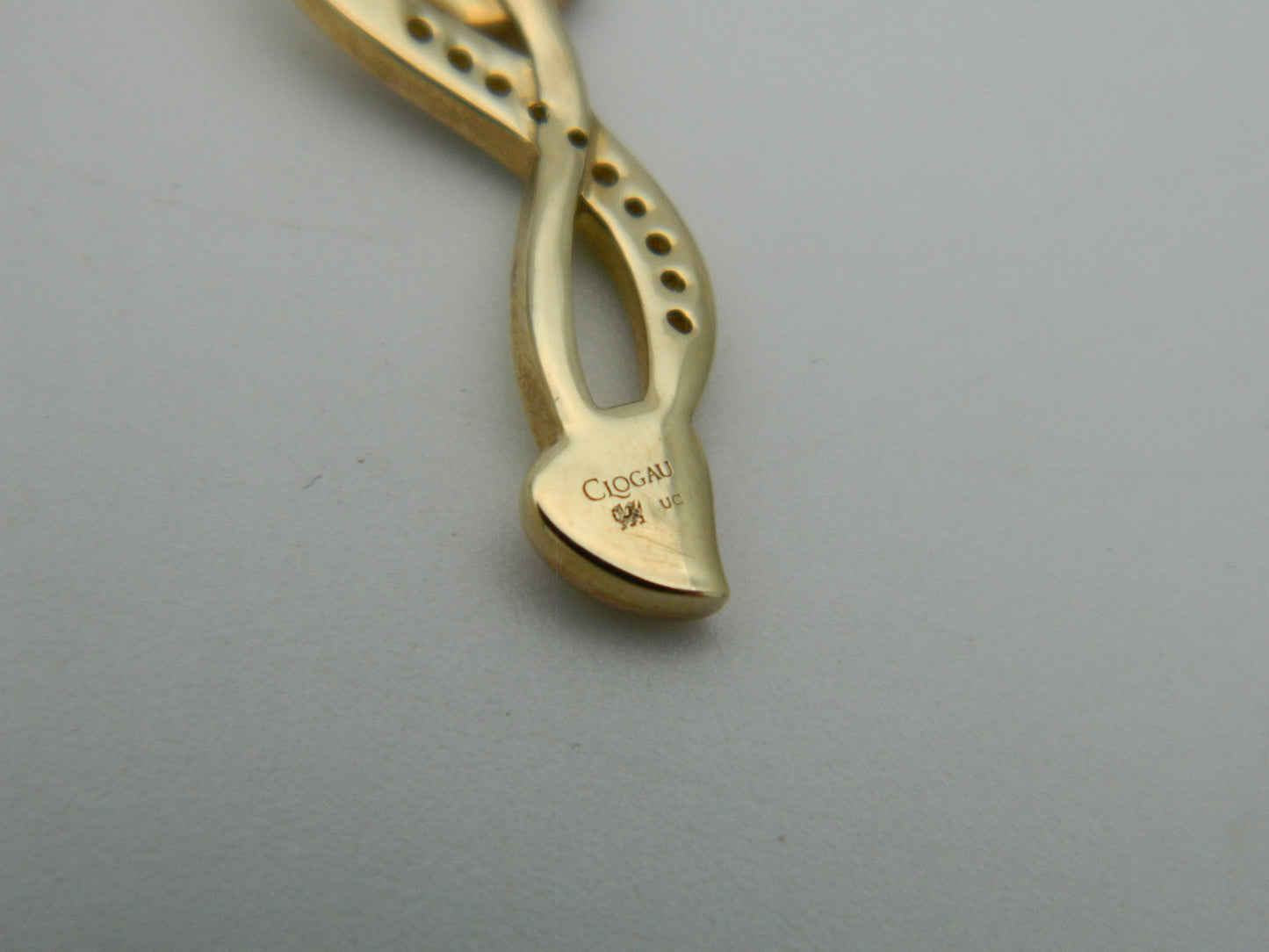 Clogau 9ct Yellow & Rose Gold Tree of Life Vine Diamond Drop Earrings RRP £1,190.00