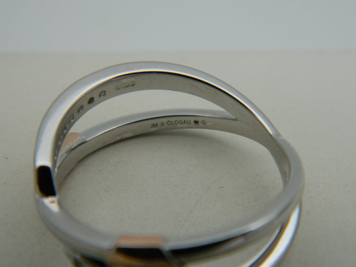 Clogau Sterling Silver & 9ct Rose Gold Showstopper Topaz Ring RRP £420.00 size M