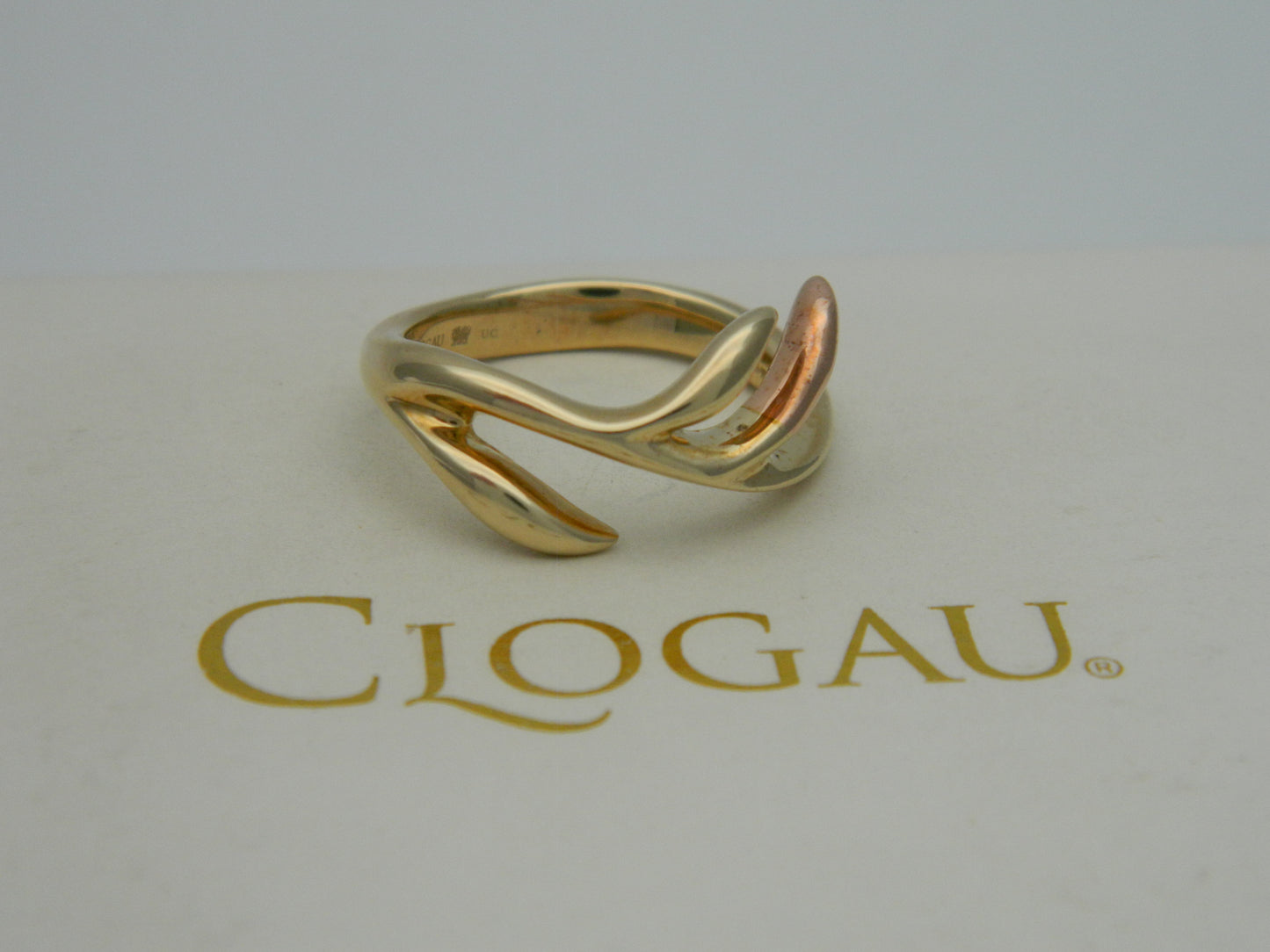 Clogau 9ct Yellow & Rose Gold Tree of Life Eden Ring size P