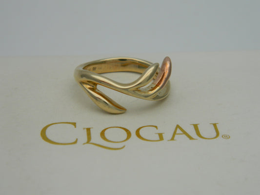 Clogau 9ct Yellow & Rose Gold Tree of Life Eden Ring size P