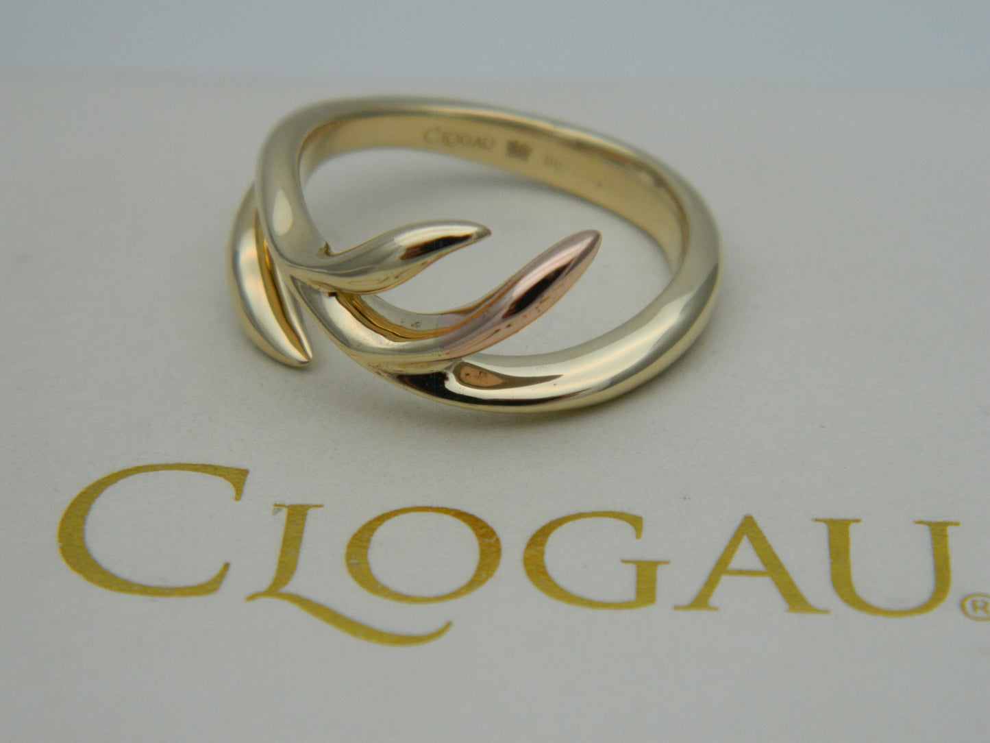 Clogau 9ct Yellow & Rose Gold Tree of Life Eden Ring size P