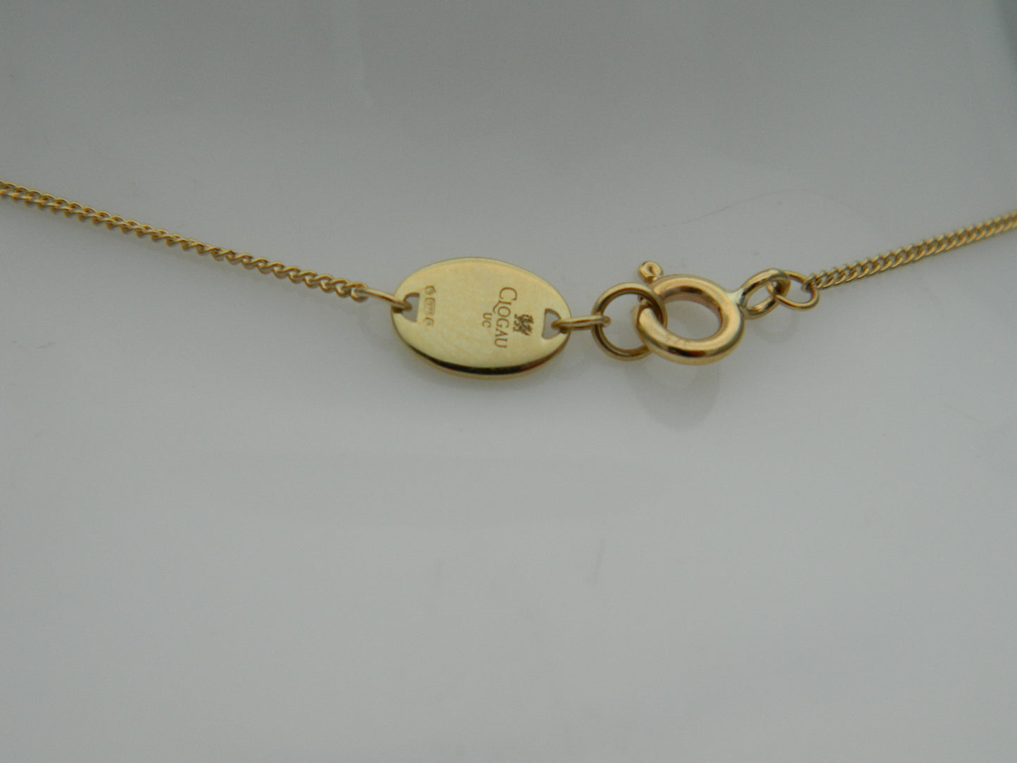 Clogau 9ct Yellow & Rose Gold Tree of Life Letter V Necklace