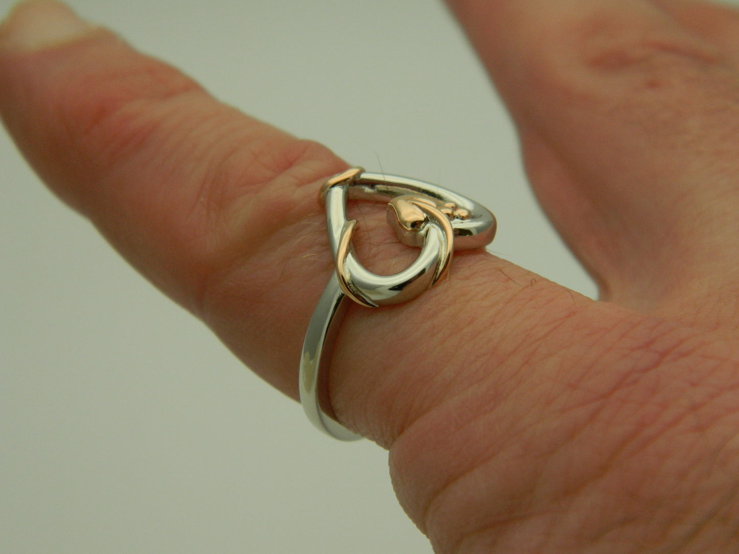 Clogau Sterling Silver & 9ct Rose Gold Tree of Life Vine Heart Ring RRP £139.00 size M, N, O or P