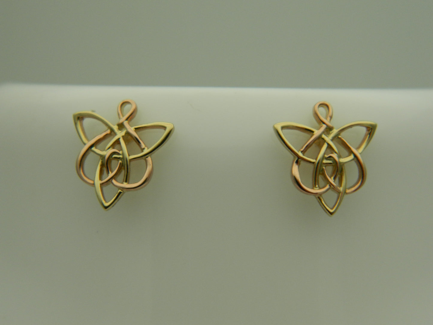 Clogau 9ct Yellow & Rose Gold Fairies of the Mine Stud Earrings RRP £440.00