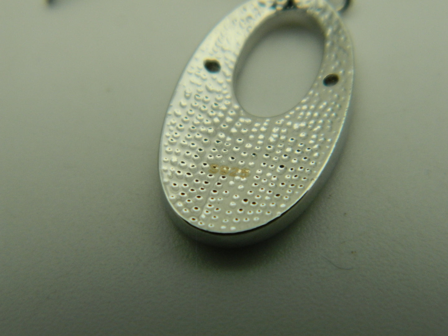 Sterling Silver Blue Opal Oval Drop Hook Earrings