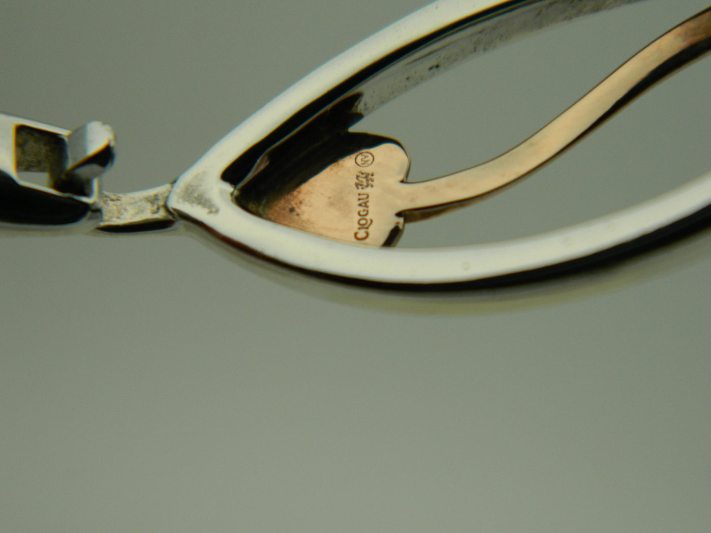 Clogau Sterling Silver & 9ct Rose Gold Through These Eyes Bangle RRP £280.00 (pre-loved)