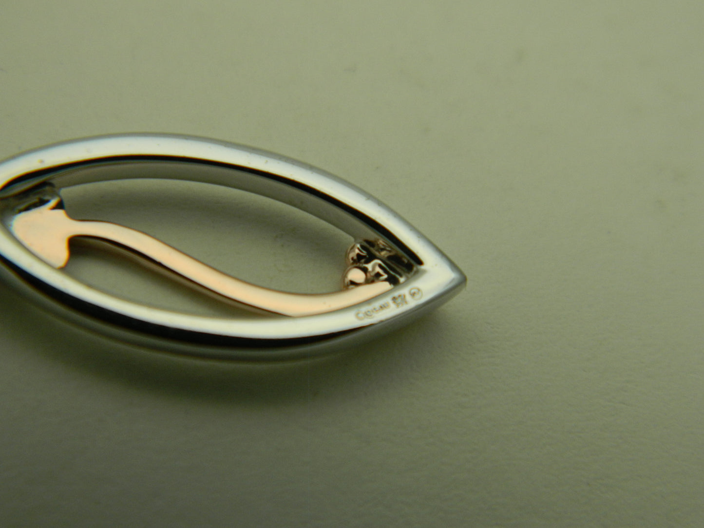 Clogau Sterling Silver & 9ct Rose Gold Through These Eyes Drop Earrings