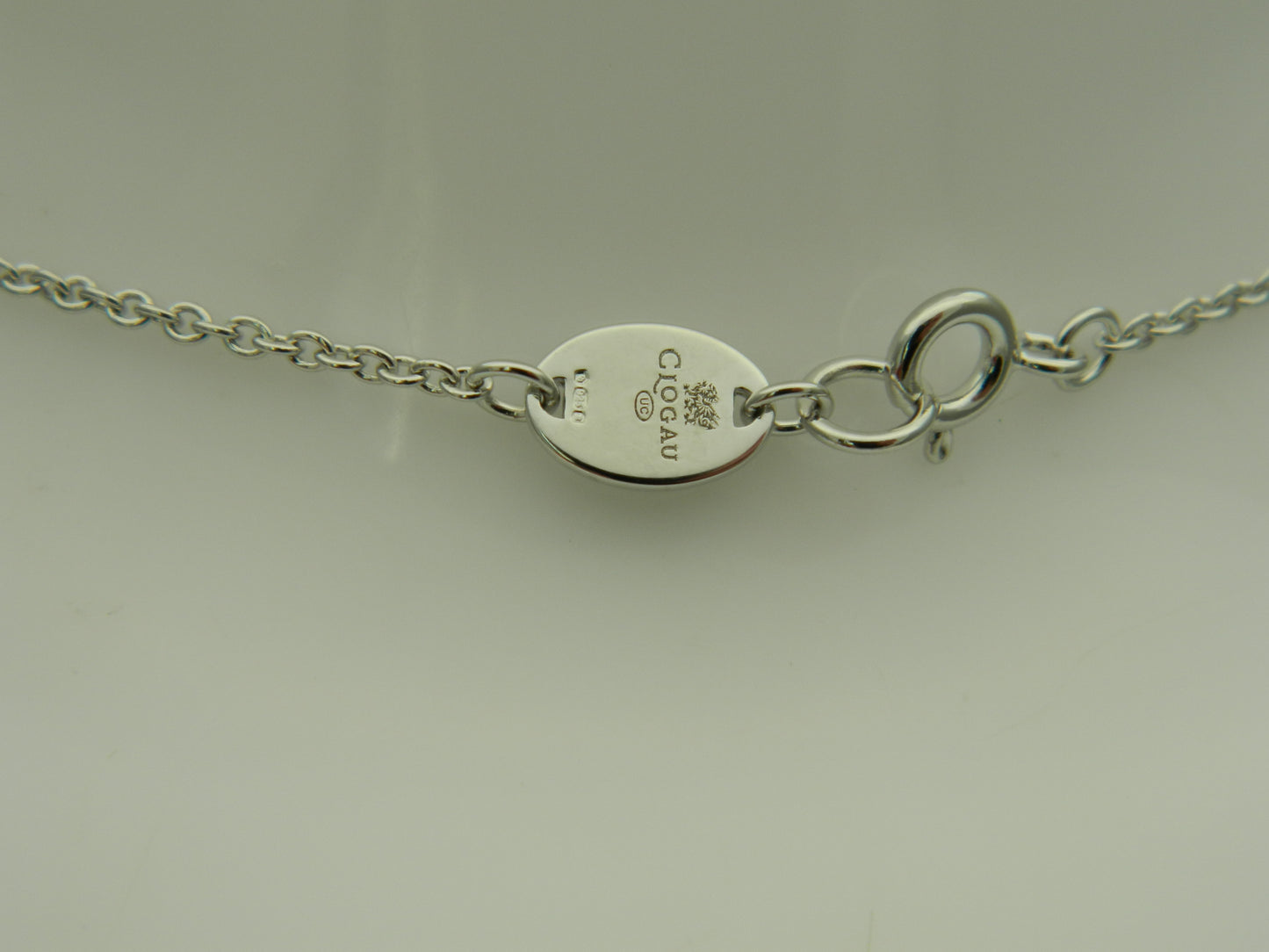 Clogau Sterling Silver & 9ct Rose Gold Pawprints on my Heart Necklace