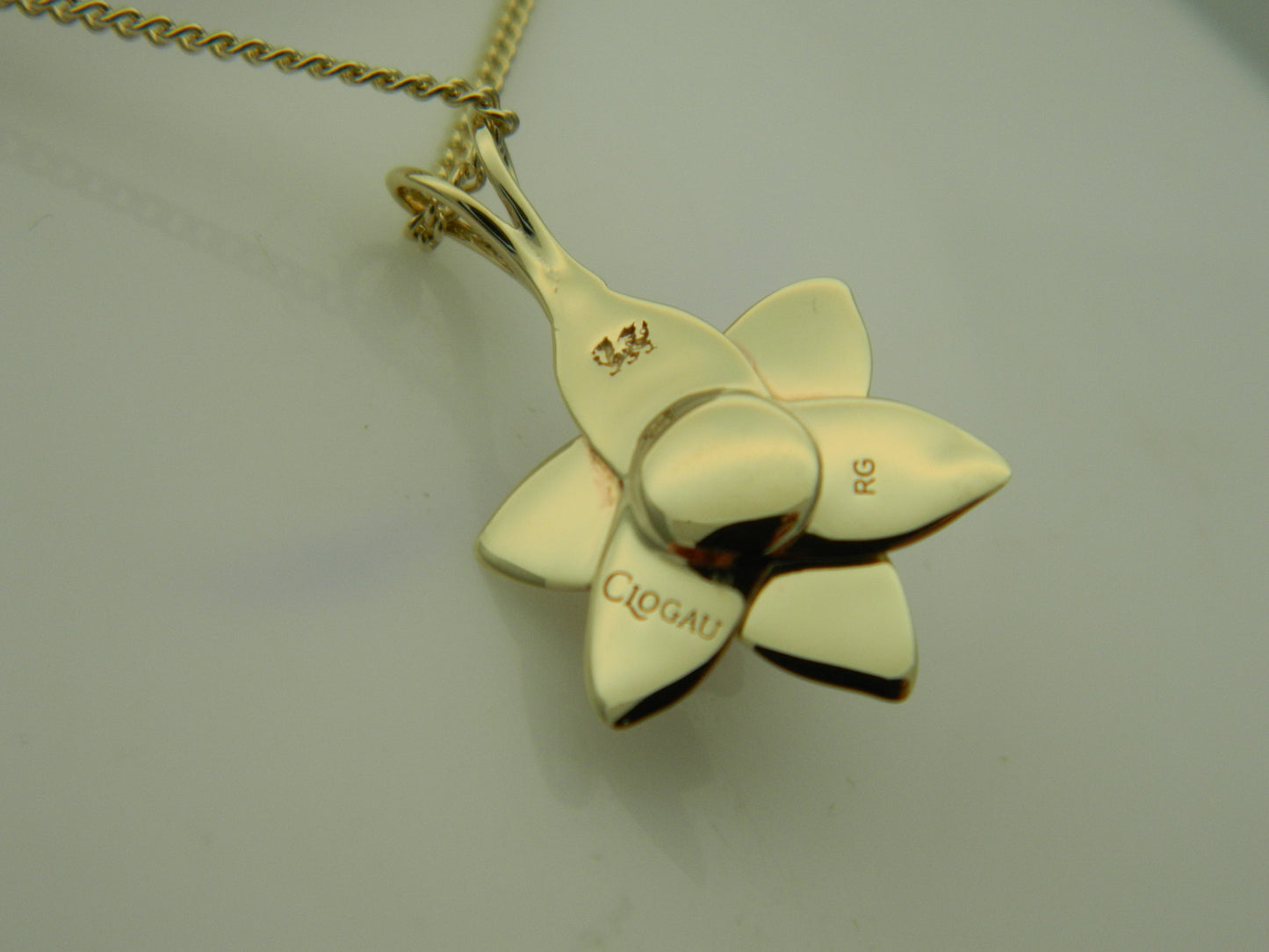 Clogau 9ct Yellow & Rose Gold Daffodil Pendant
