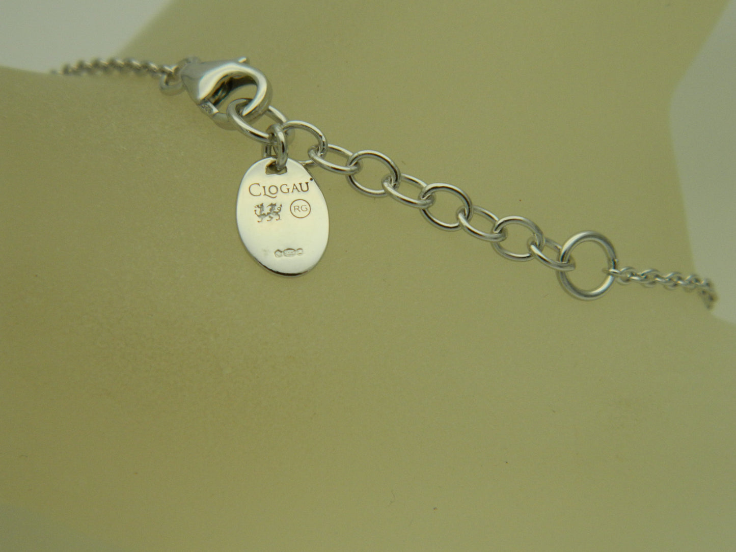 Clogau Sterling Silver & 9ct Rose Gold Always in my Heart Topaz Bracelet