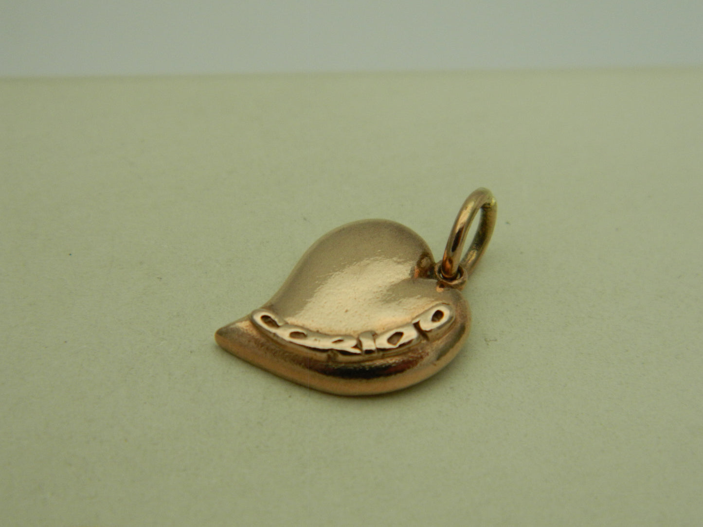 Clogau 9ct Rose Gold Cariad Heart Pendant/Charm (pre loved)