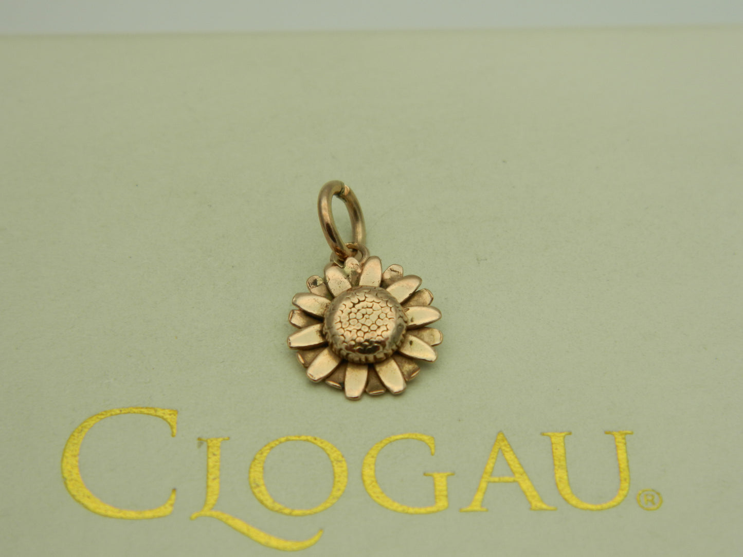 Clogau 9ct Rose Gold Sunflower Pendant/Charm (pre loved)