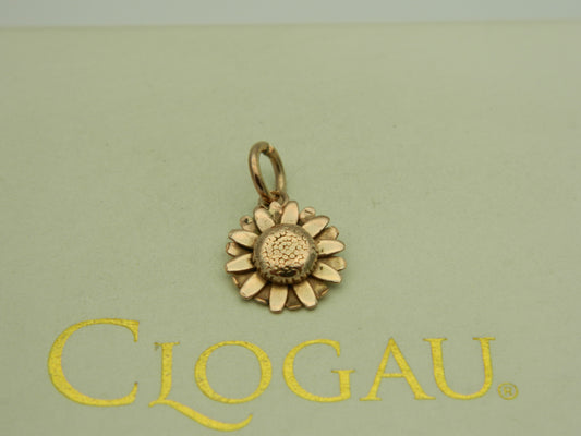 Clogau 9ct Rose Gold Sunflower Pendant/Charm (pre loved)