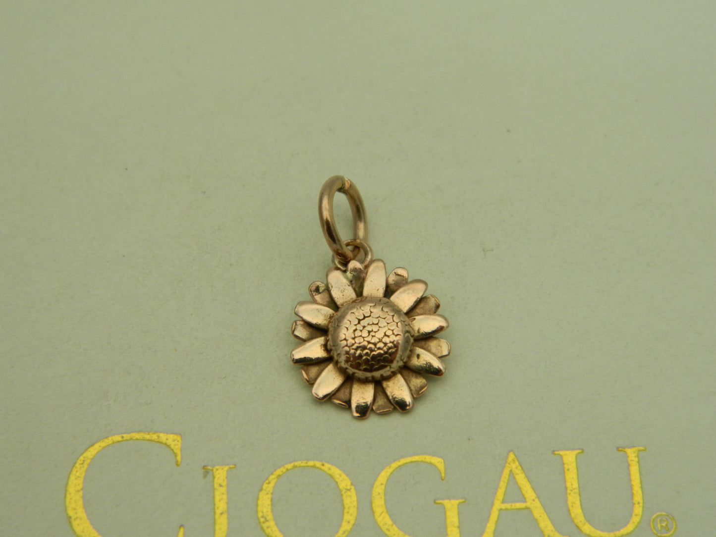 Clogau 9ct Rose Gold Sunflower Pendant/Charm (pre loved)
