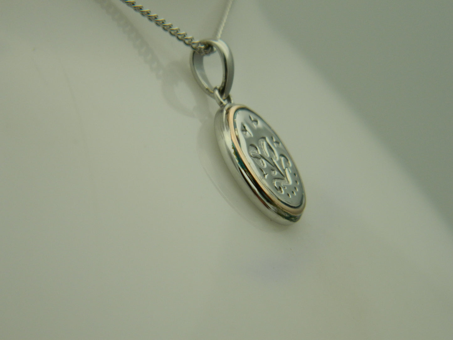 Clogau Sterling Silver & 9ct Rose Gold Tree of Life Filigree Pendant
