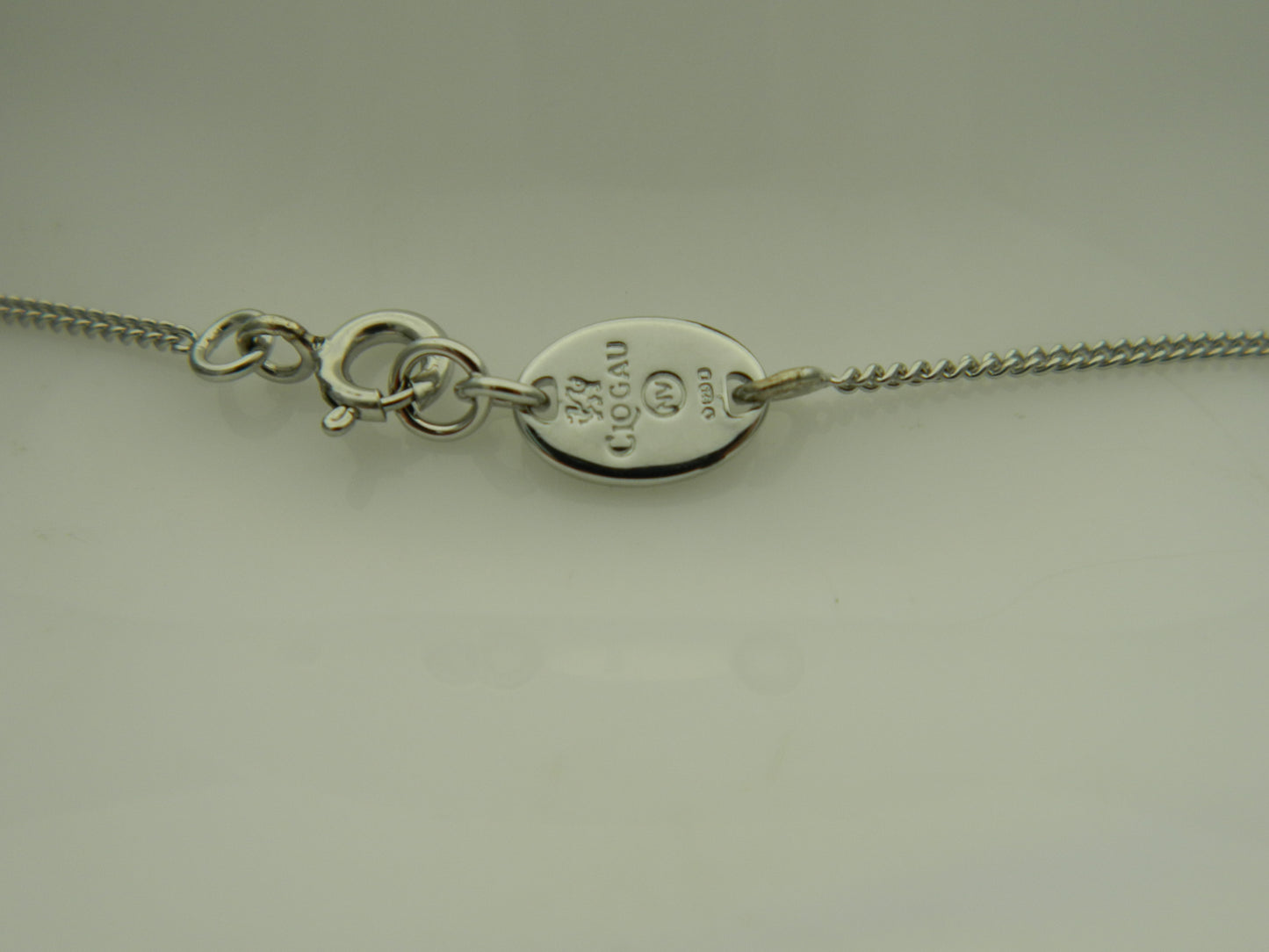 Clogau Sterling Silver & 9ct Rose Gold Welsh Royalty Topaz Cross Pendant