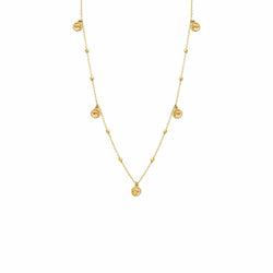 Clogau 9ct Yellow & Rose Gold Insignia Drop Necklace RRP £860.00
