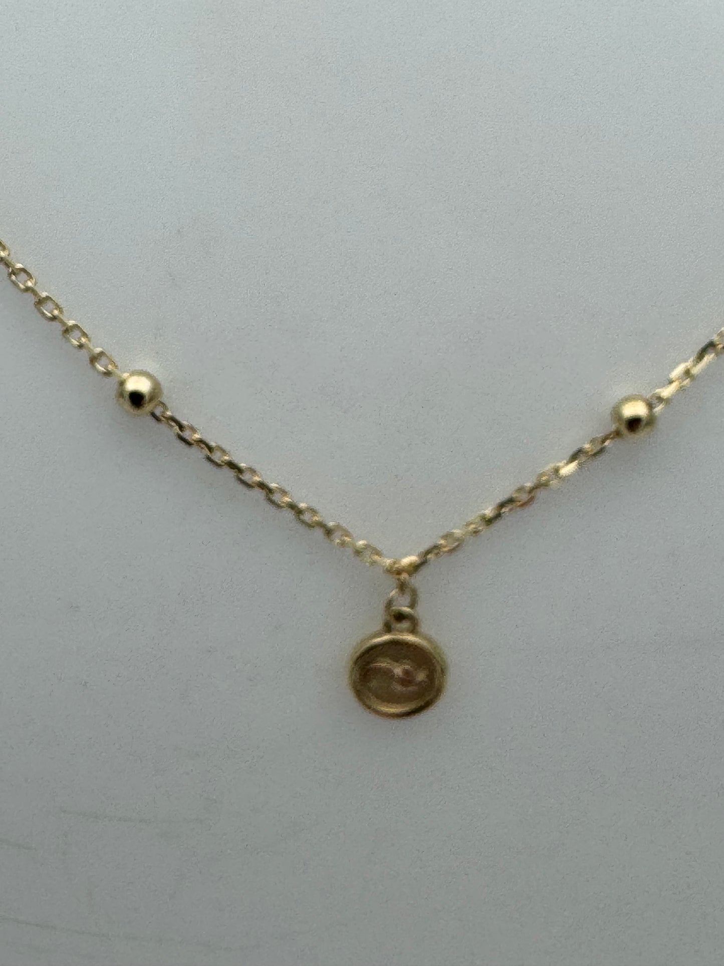 Clogau 9ct Yellow & Rose Gold Insignia Drop Necklace RRP £860.00